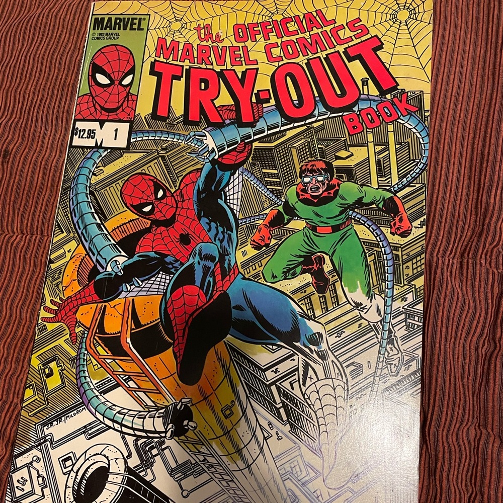 Marvel comics tryout book